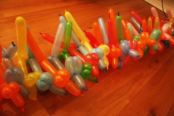 Balloon Aniimal Chandelier by Dominic Wilcox