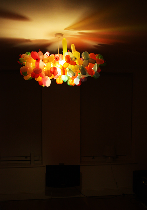Balloon Aniimal Chandelier by Dominic Wilcox