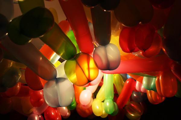 Balloon Aniimal Chandelier by Dominic Wilcox