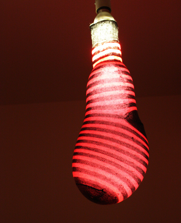 sock lamp dominic wilcox